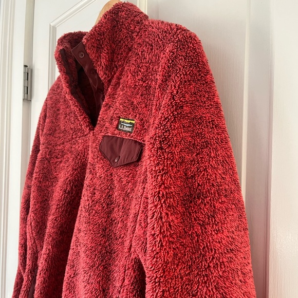 L.L.Bean Hi-Pile Fleece Pullover - Picture 4 of 4